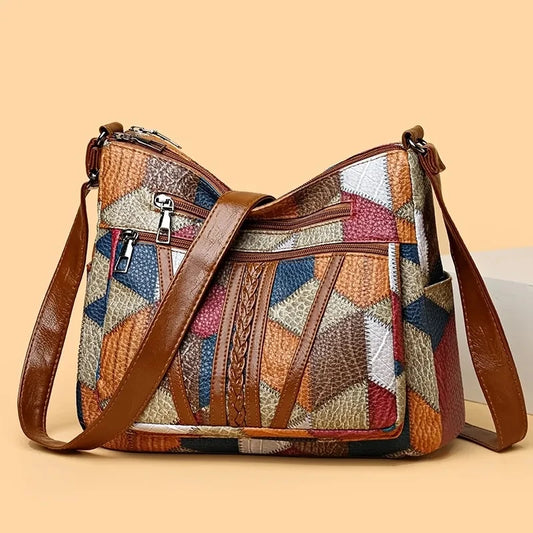 Retro Mosaic Hand Bag