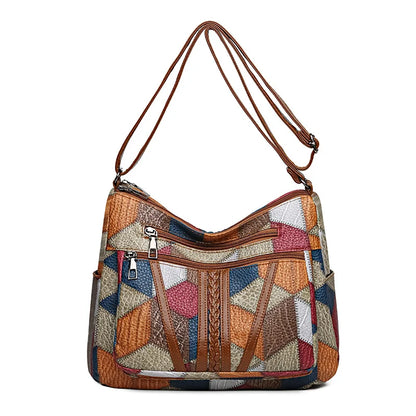 Retro Mosaic Hand Bag