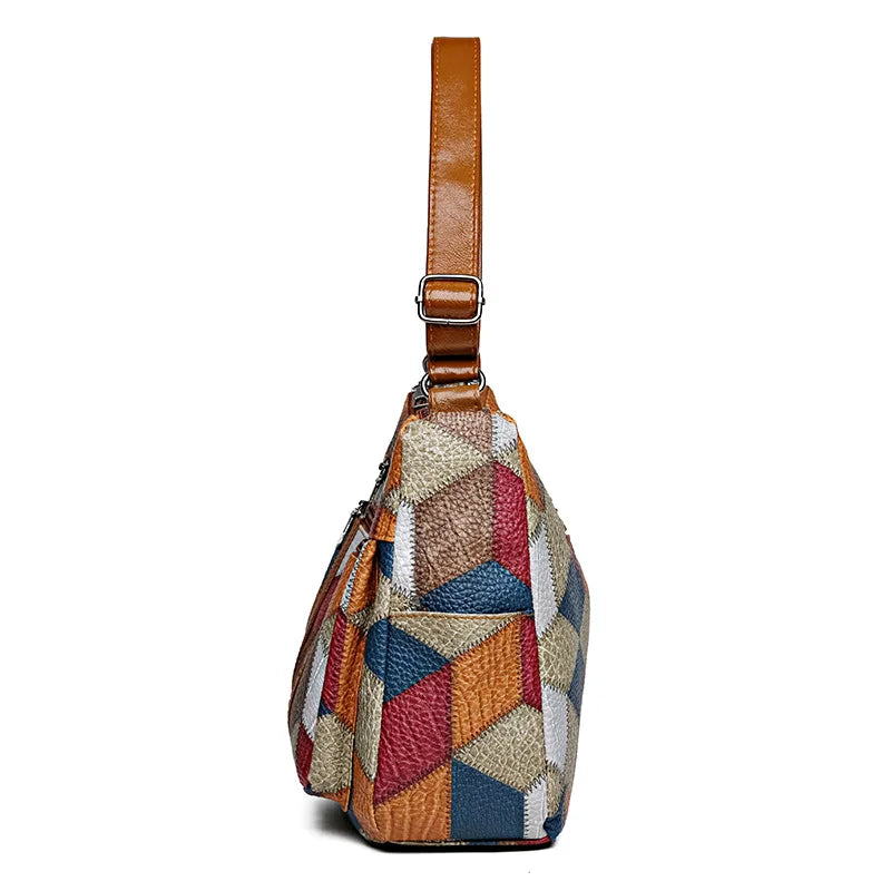 Retro Mosaic Hand Bag