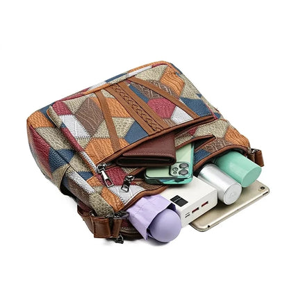 Retro Mosaic Hand Bag