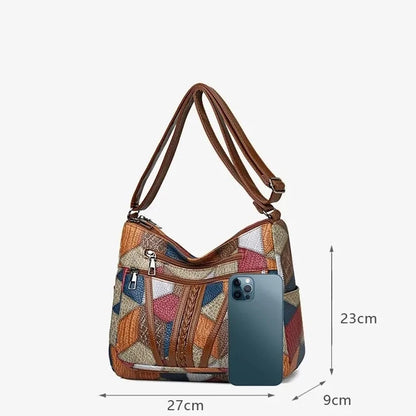 Retro Mosaic Hand Bag