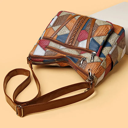 Retro Mosaic Hand Bag