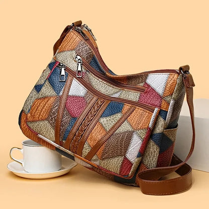 Retro Mosaic Hand Bag