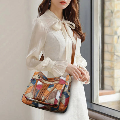 Retro Mosaic Hand Bag