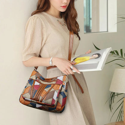 Retro Mosaic Hand Bag