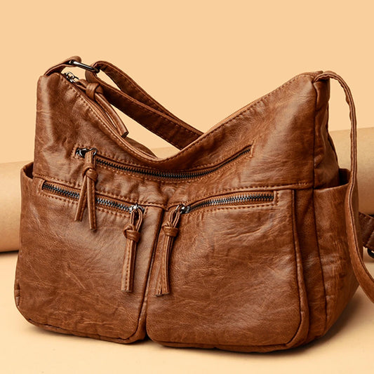 Spacious Multi-Pocket Hand Bag