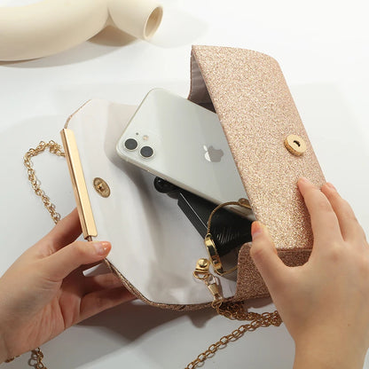 Crystal Clutch Hand Bag