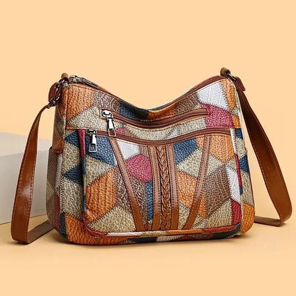 Retro Mosaic Hand Bag