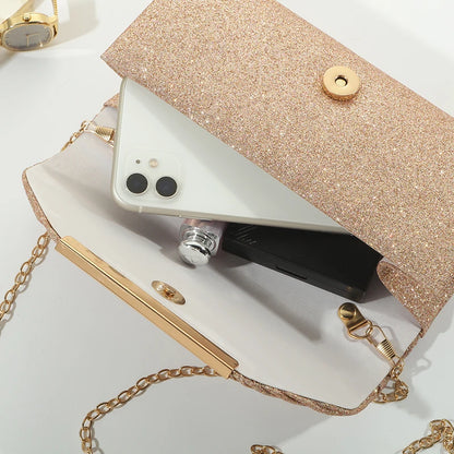 Crystal Clutch Hand Bag