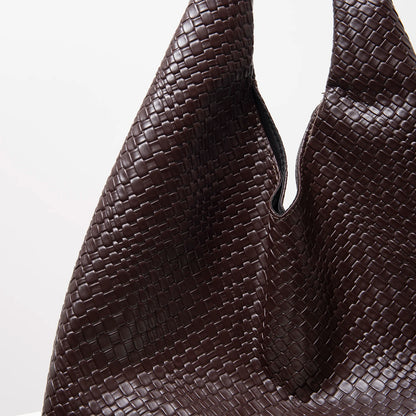 Woven Chic Slouch Hand Bag