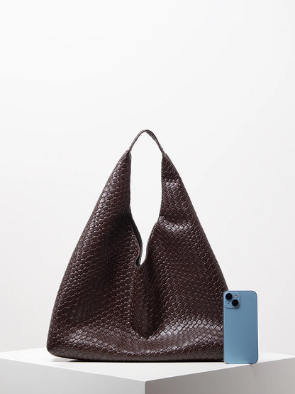 Woven Chic Slouch Hand Bag