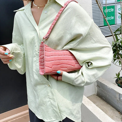CrocTote Baguette Hand Bag