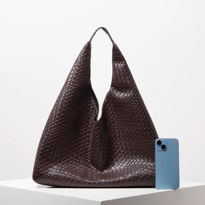 Woven Chic Slouch Hand Bag