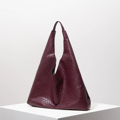 Woven Chic Slouch Hand Bag