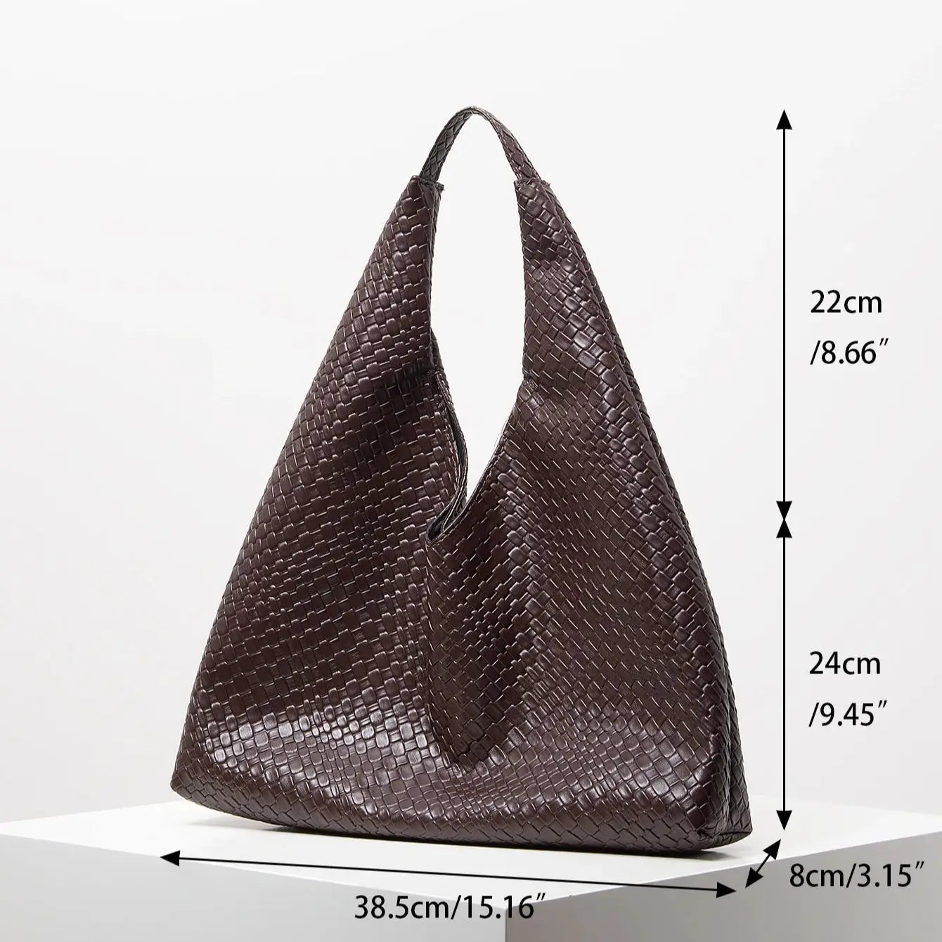 Woven Chic Slouch Hand Bag