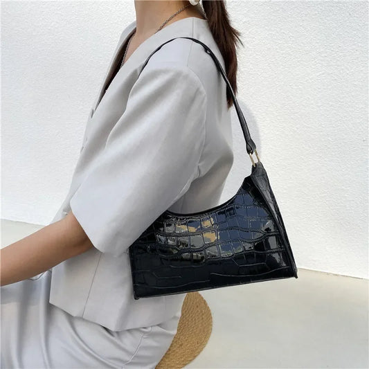 CrocTote Baguette Hand Bag