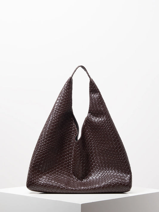 Woven Chic Slouch Hand Bag