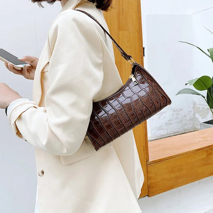 CrocTote Baguette Hand Bag